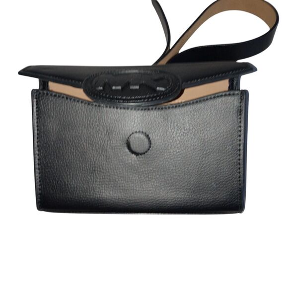 Michael Kors 556136C-001  Black MK Logo Fanny Pack Waist Belt Bag - Picture 2 of 5